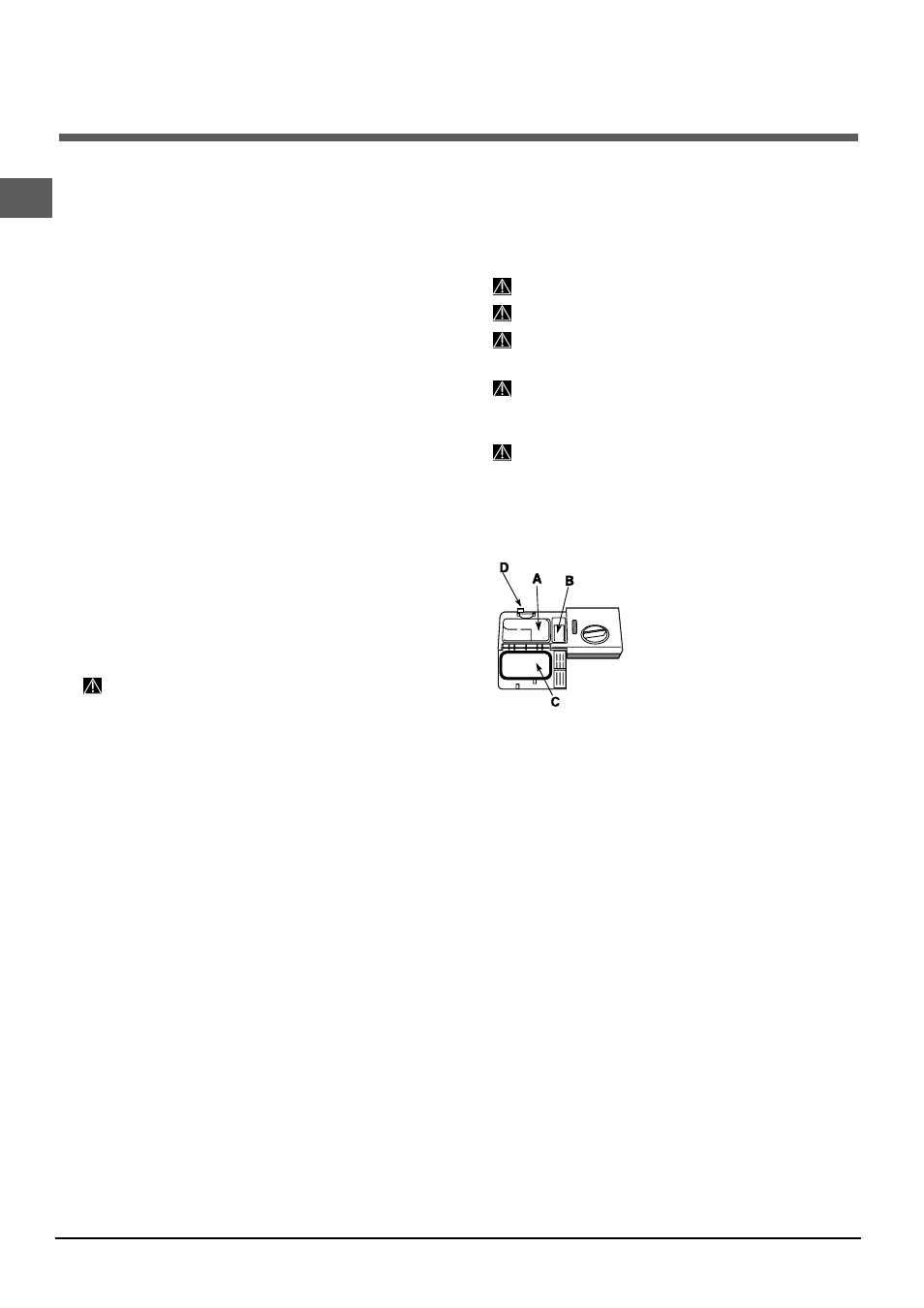 Puesta en funcionamiento y uso | Indesit DIF 04 User Manual | Page 50 / 80