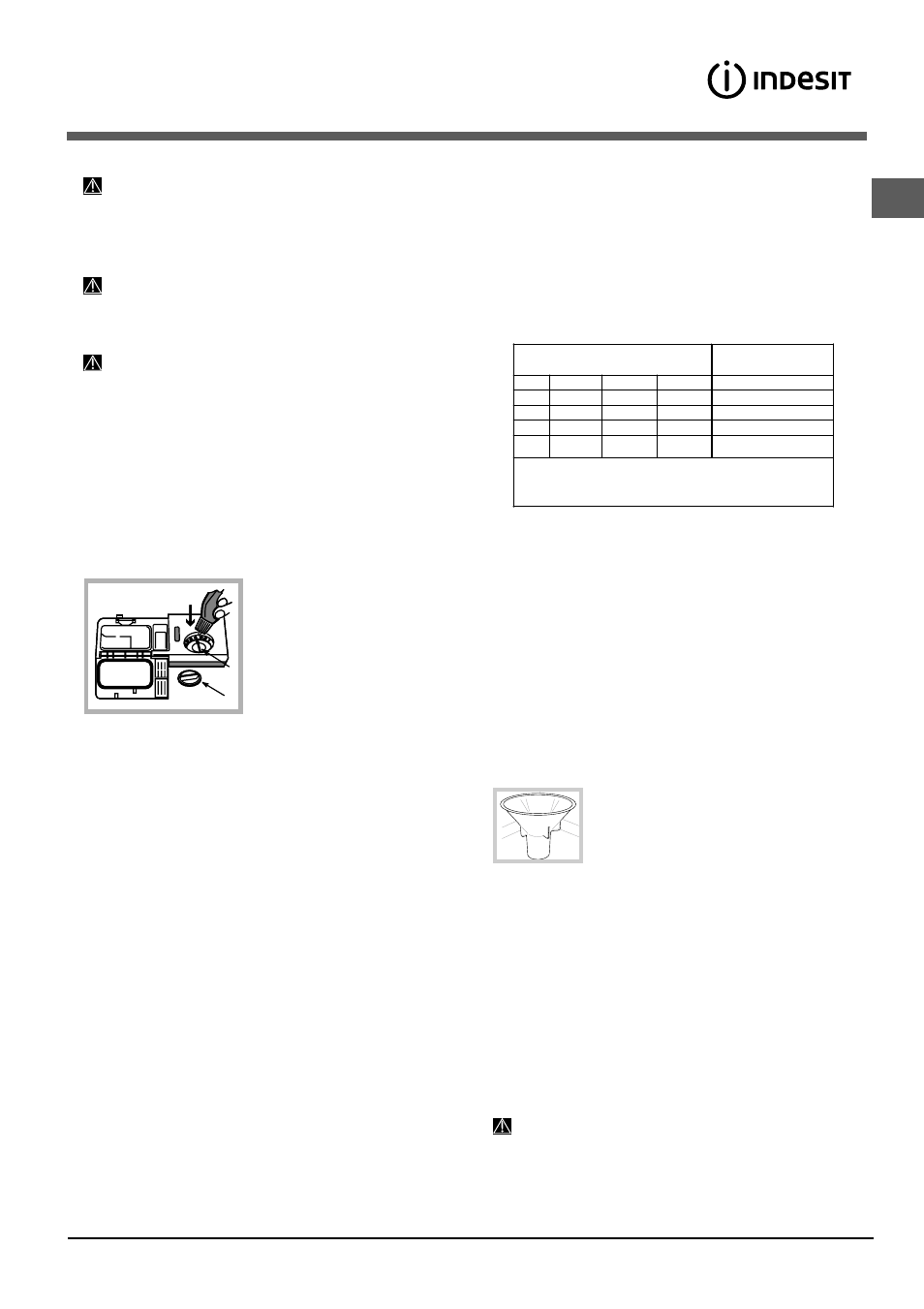 Abrilhantador e sal regenerante, Carregar o abrilhantador, Carregar o sal regenerante | Indesit DIF 04 User Manual | Page 63 / 80