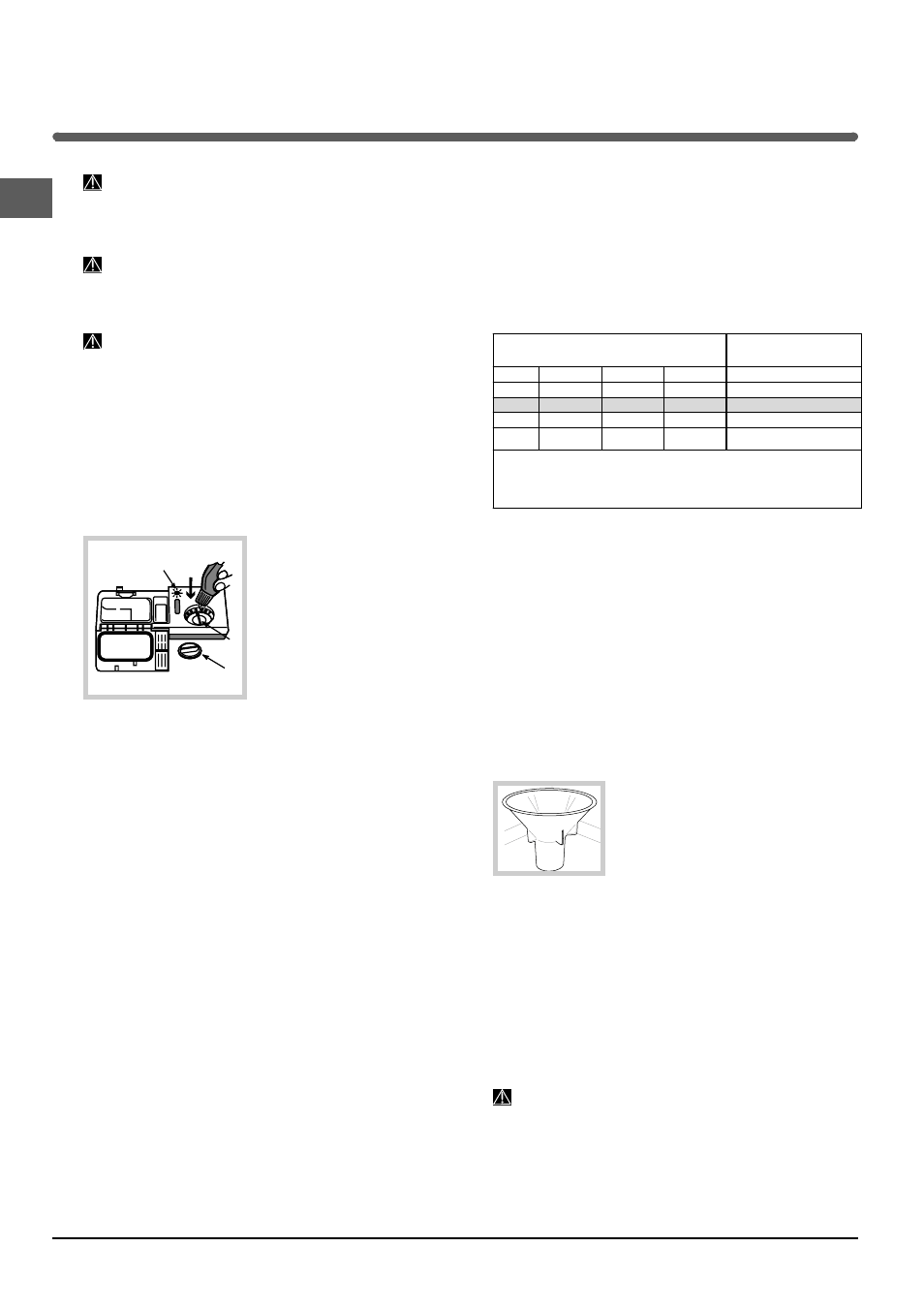 Brillantante e sale rigenerante, Caricare il brillantante, Caricare il sale rigenerante | Indesit DIF 04 User Manual | Page 8 / 80
