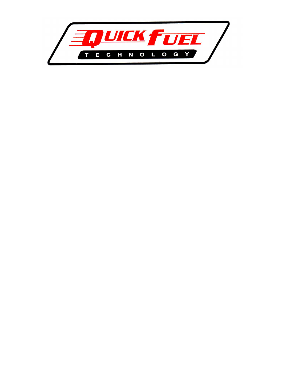 Quick Fuel Technology 30-816 Check Valve Kit User Manual | 1 page