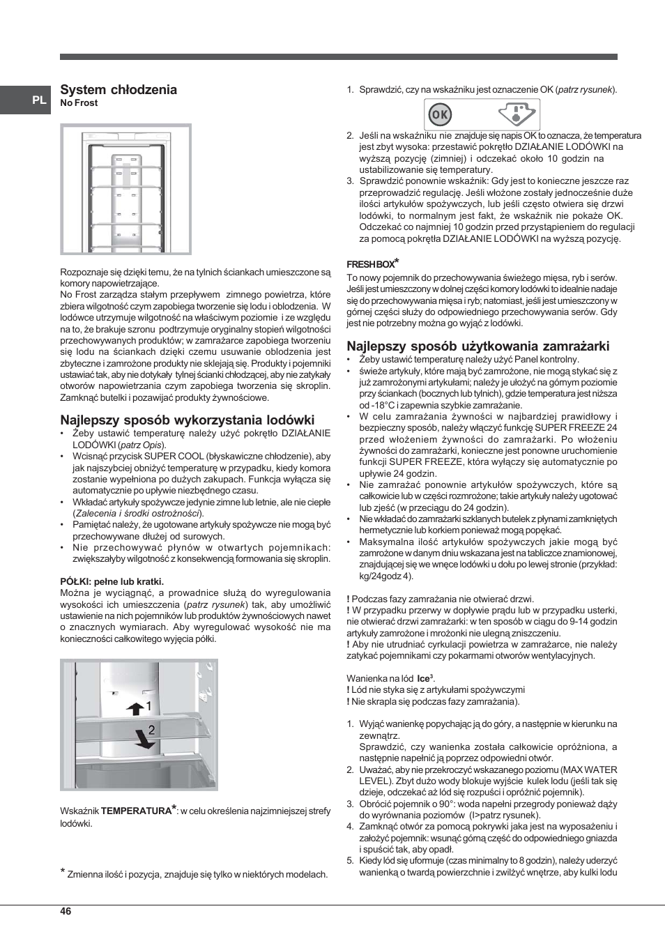 Indesit PBAA 33 F D User Manual | Page 46 / 52