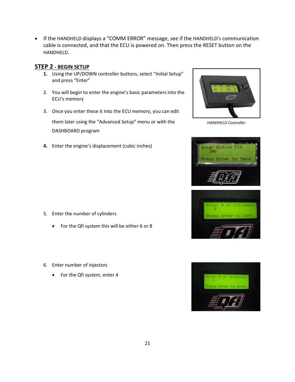 Step 2 | Quick Fuel Technology Qfi Electronic Fuel Injection System User Manual | Page 21 / 31