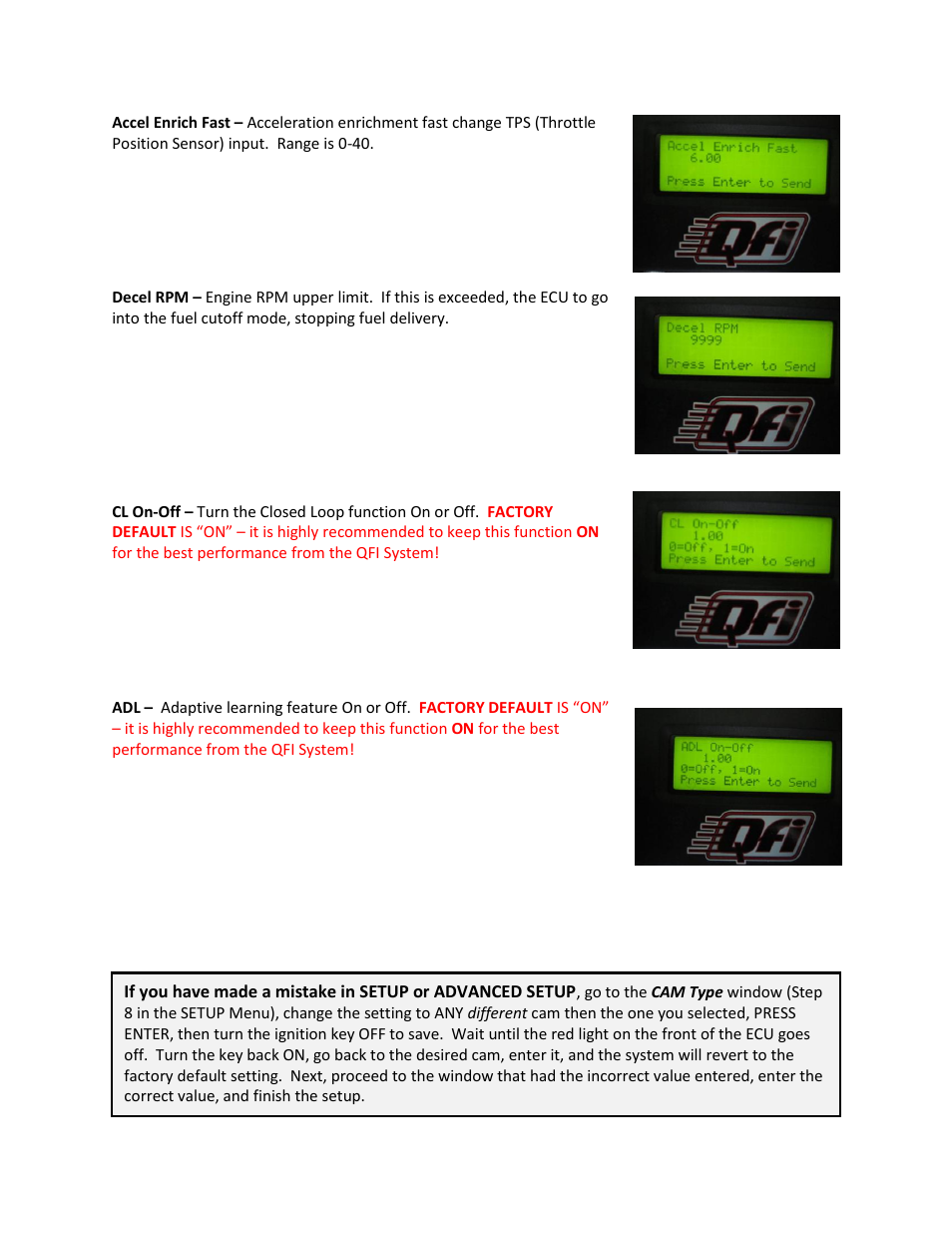 Quick Fuel Technology Qfi Electronic Fuel Injection System User Manual | Page 27 / 31