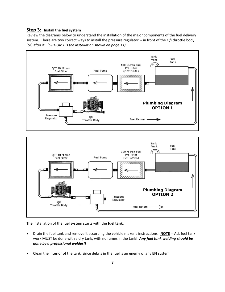 Step 3 | Quick Fuel Technology Qfi Electronic Fuel Injection System User Manual | Page 8 / 31