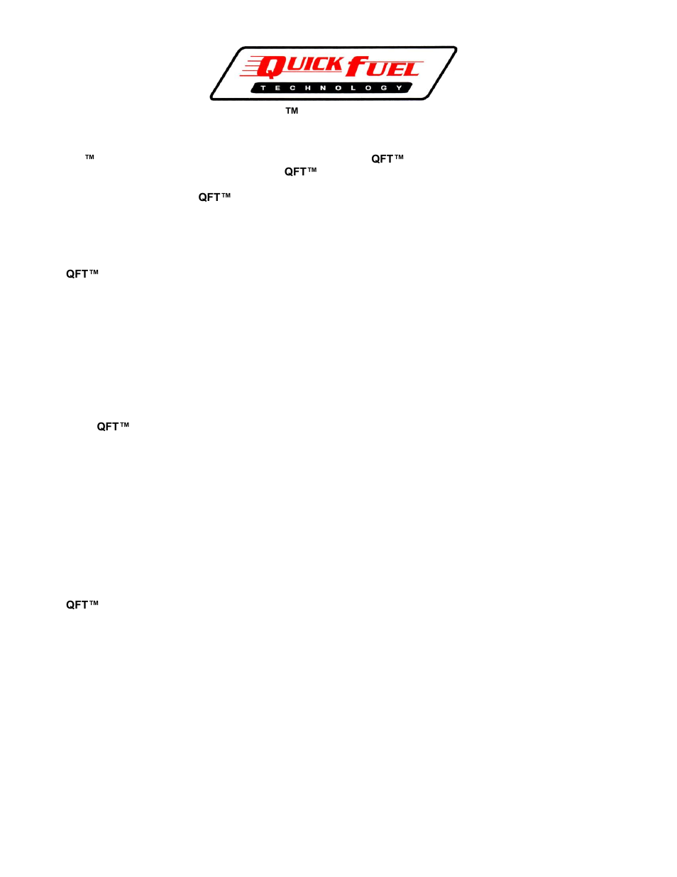 Quick Fuel Technology 30-300 300 FUEL PUMP User Manual | 2 pages