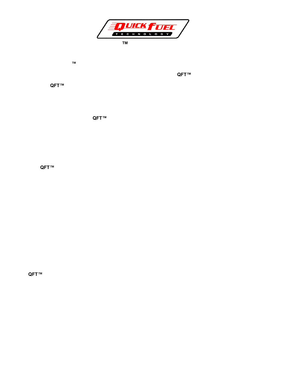 Quick Fuel Technology 30-400 400 FUEL PUMP User Manual | 2 pages