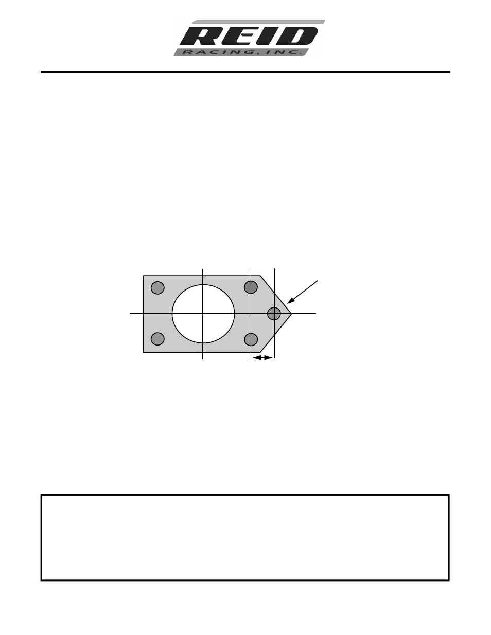 Reid Racing DANA 60 D60001FR User Manual | 1 page