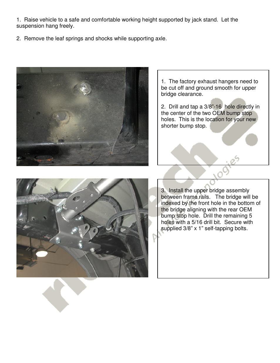 Ridetech 13076799 User Manual | Page 3 / 5