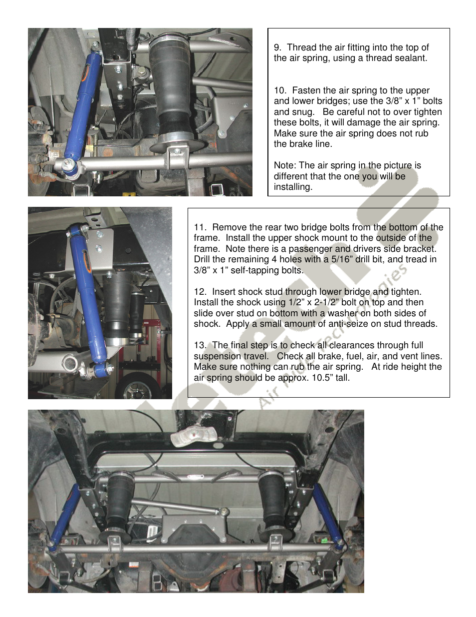 Ridetech 13076799 User Manual | Page 5 / 5