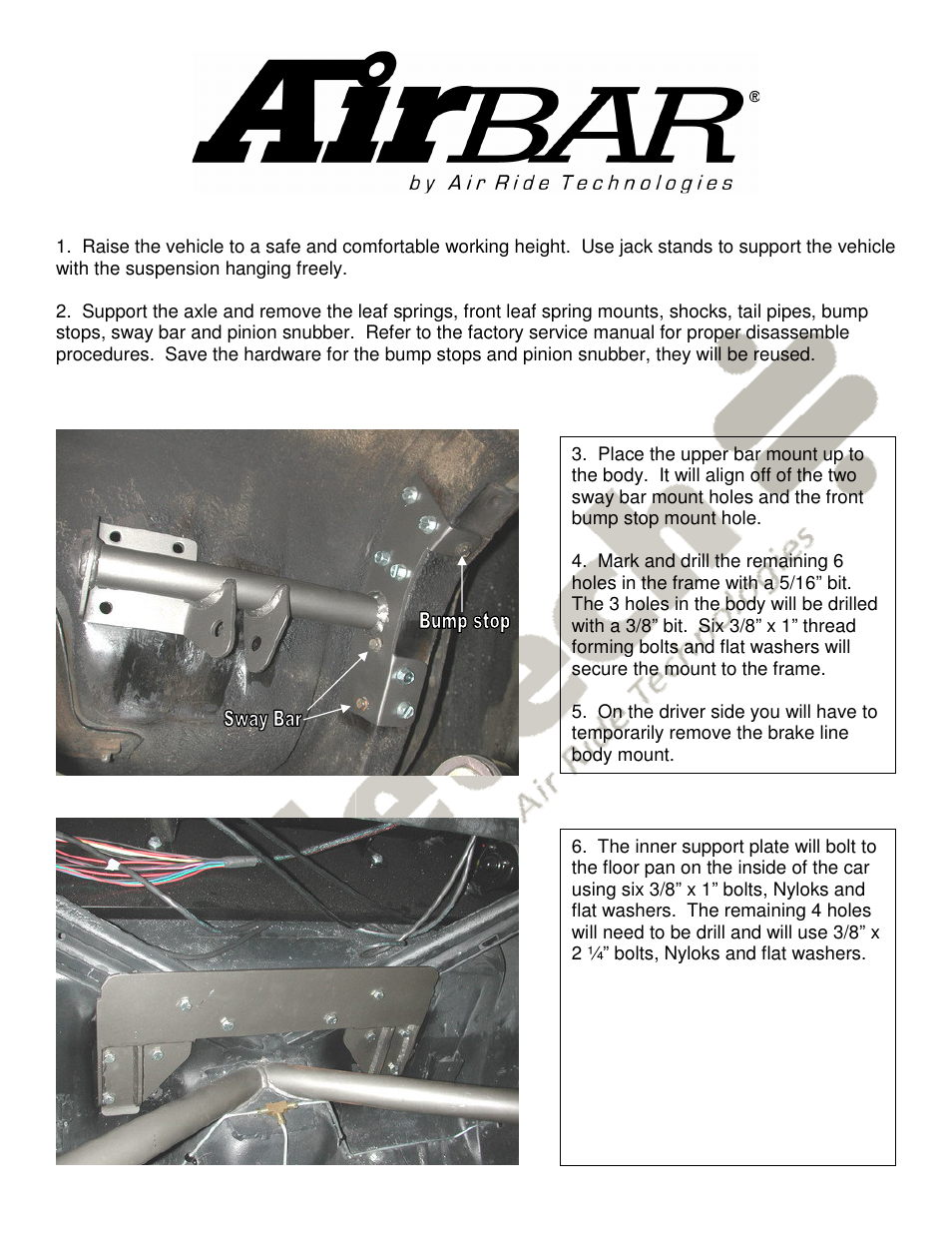 Ridetech 13027199 User Manual | Page 2 / 8