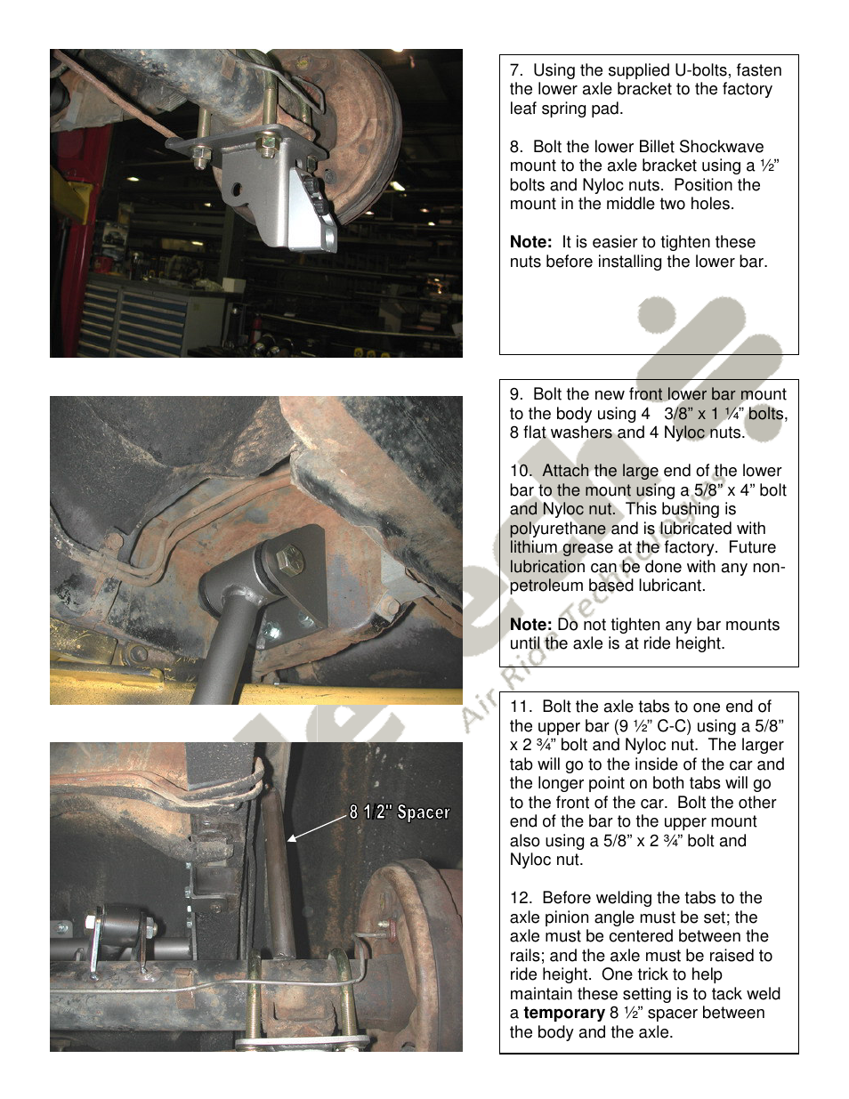 Ridetech 13027199 User Manual | Page 3 / 8