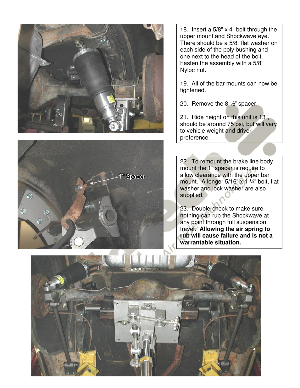 Ridetech 13027199 User Manual | Page 6 / 8