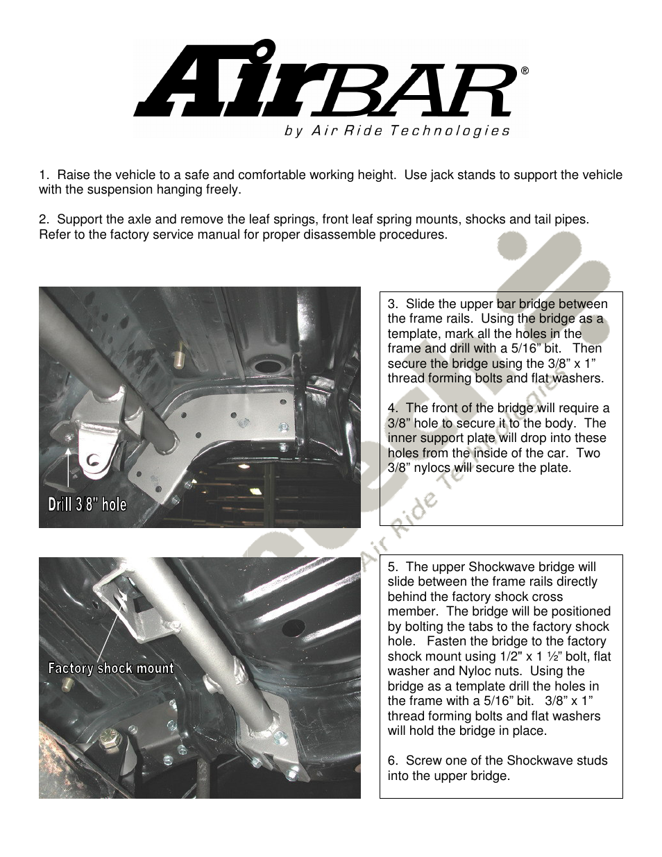 Ridetech 13017199 User Manual | Page 2 / 7