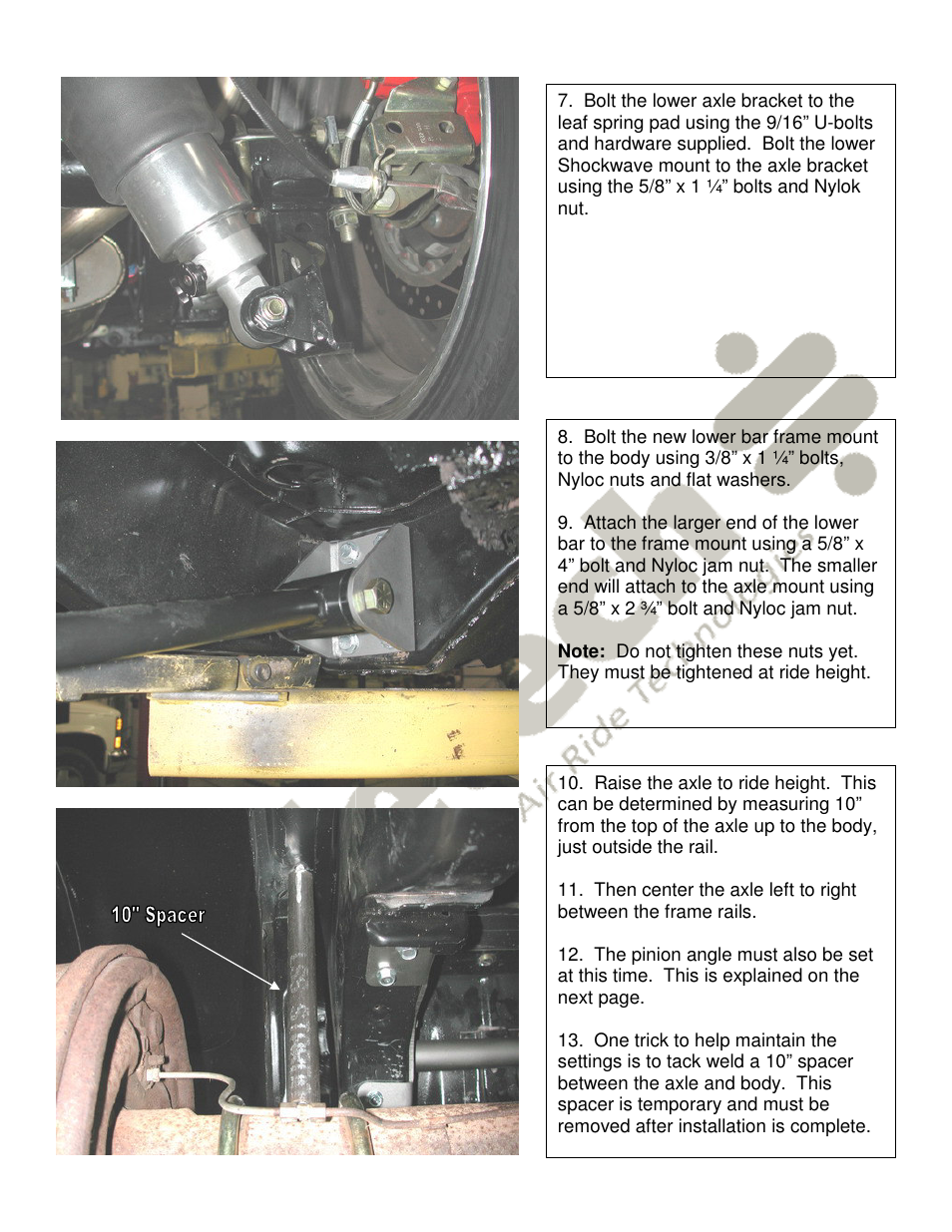 Ridetech 13017199 User Manual | Page 3 / 7