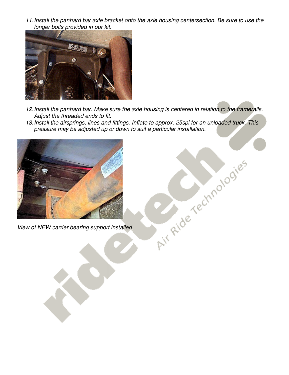 Ridetech 13006799 User Manual | Page 4 / 4