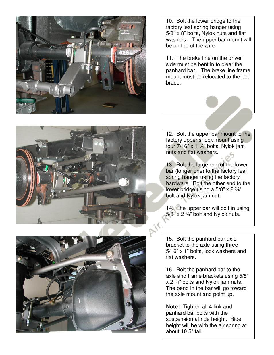 Ridetech 12186799 User Manual | Page 4 / 5