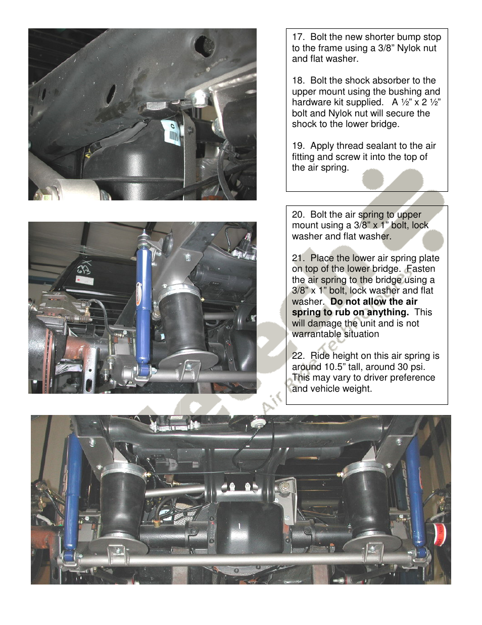 Ridetech 12186799 User Manual | Page 5 / 5