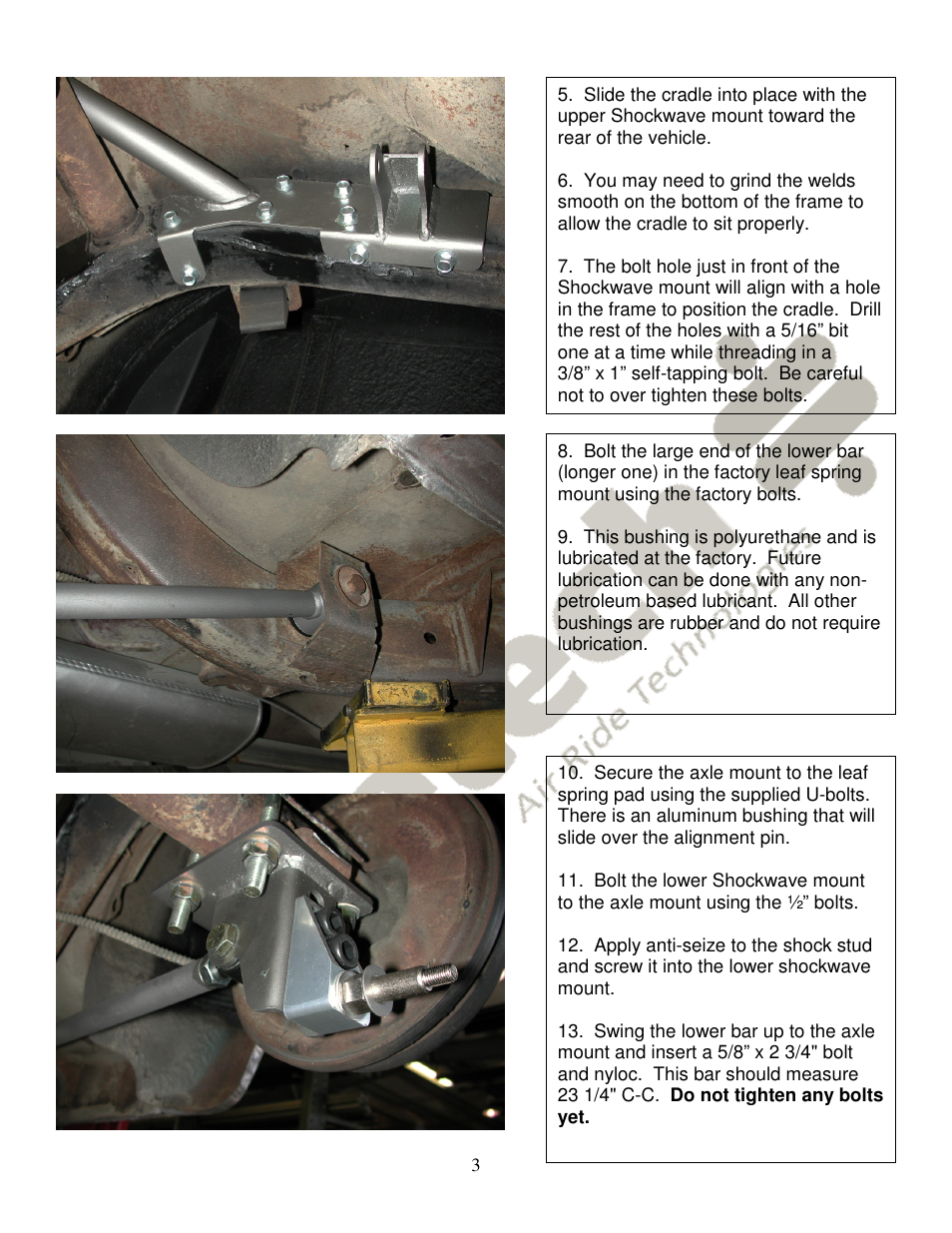 Ridetech 12167199 User Manual | Page 3 / 6