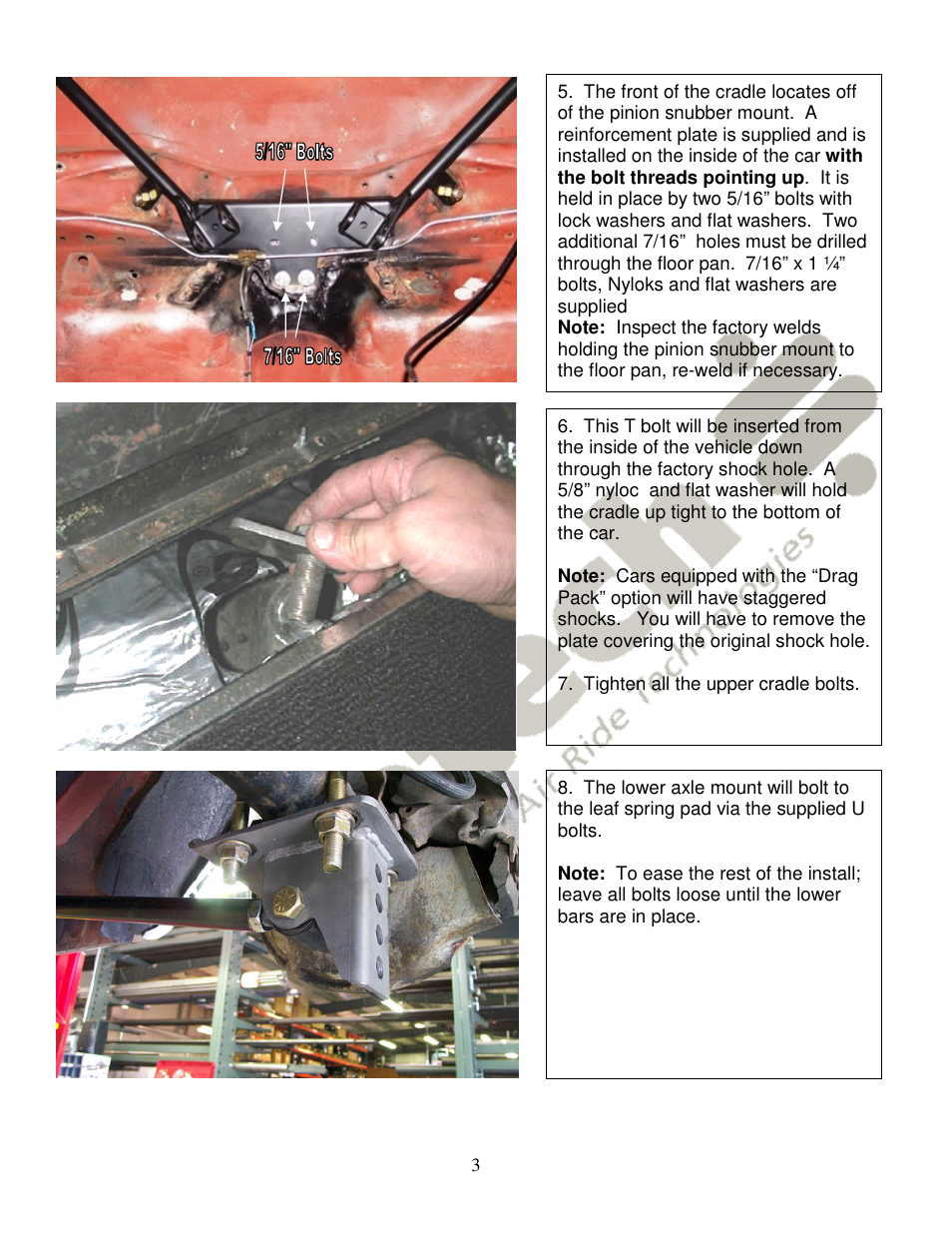 Ridetech 12087199 User Manual | Page 3 / 8