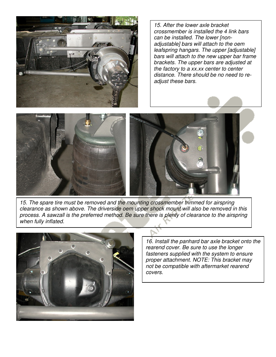 Ridetech 11456799 User Manual | Page 6 / 9