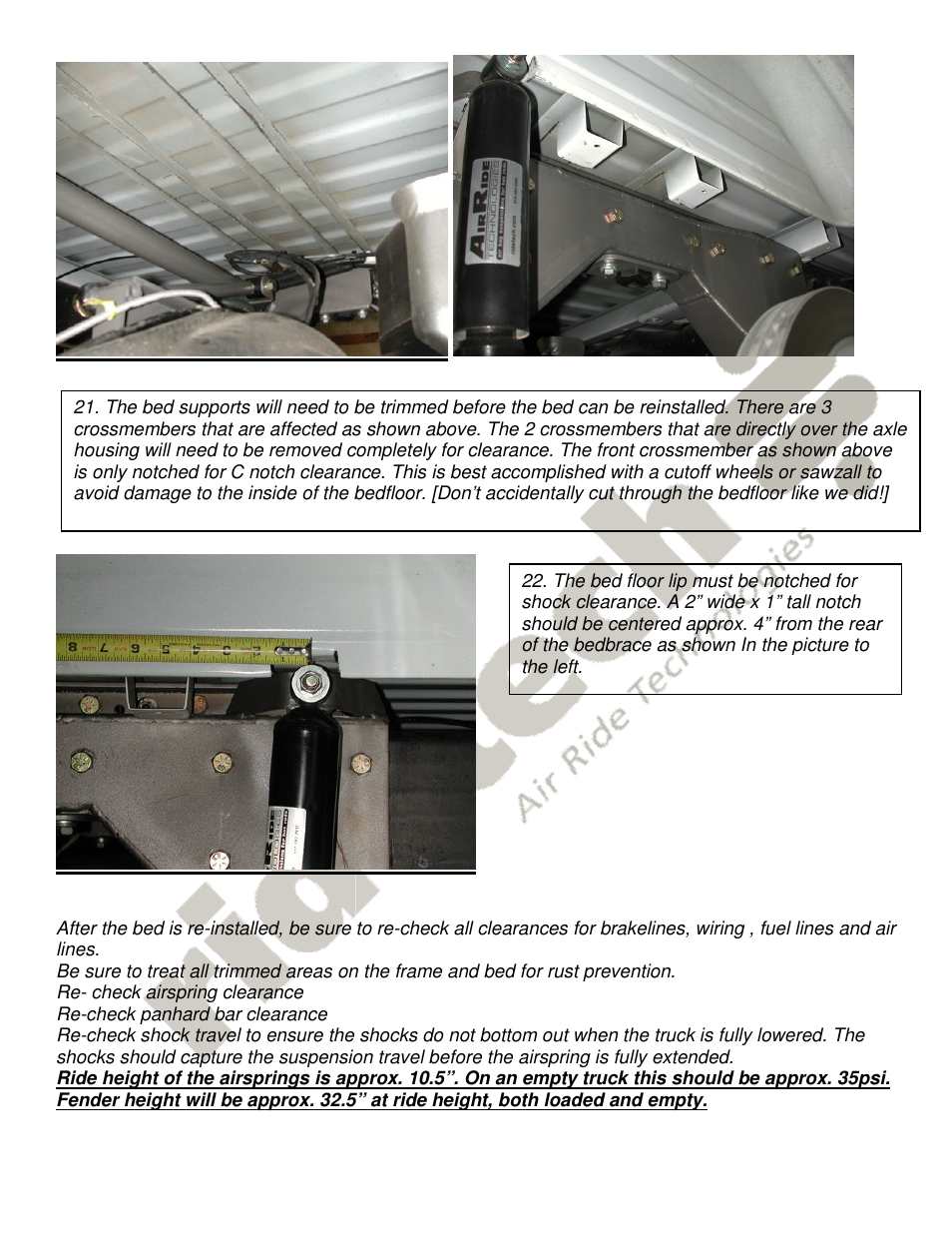 Ridetech 11456799 User Manual | Page 9 / 9
