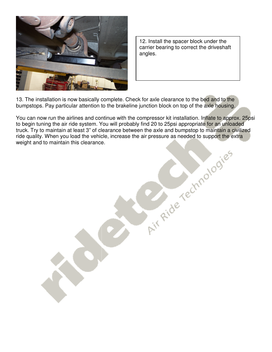 Ridetech 11446799 User Manual | Page 6 / 6