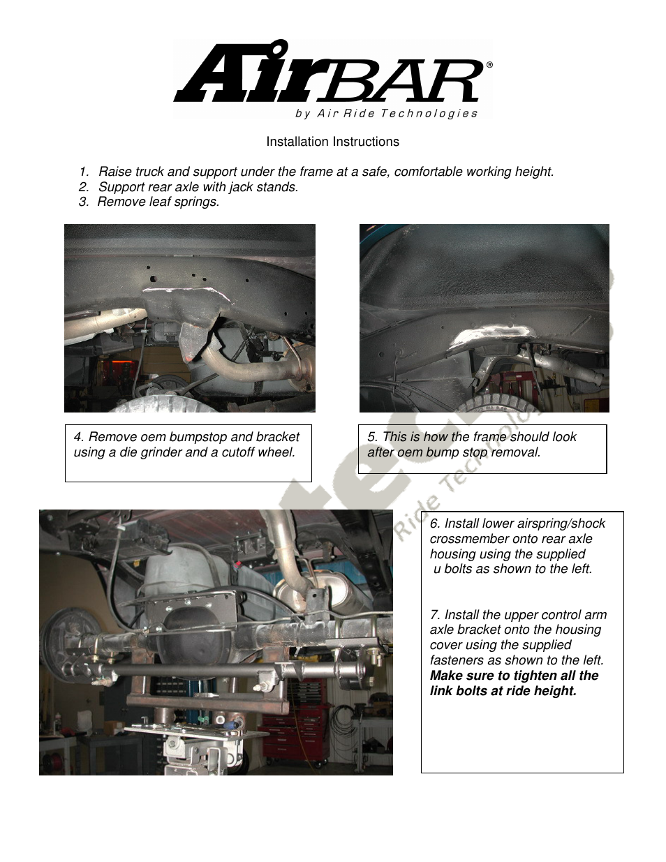 Ridetech 11396799 User Manual | Page 2 / 5