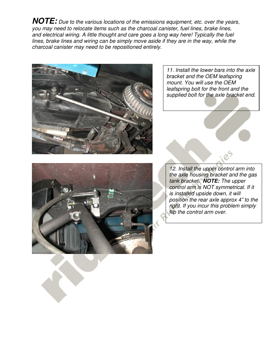 Ridetech 11396799 User Manual | Page 4 / 5