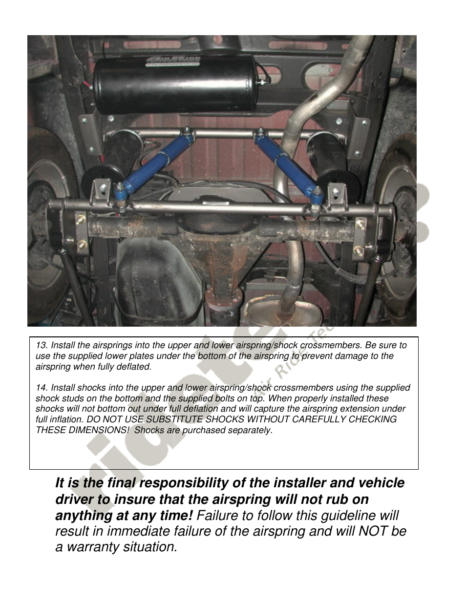 Ridetech 11396799 User Manual | Page 5 / 5