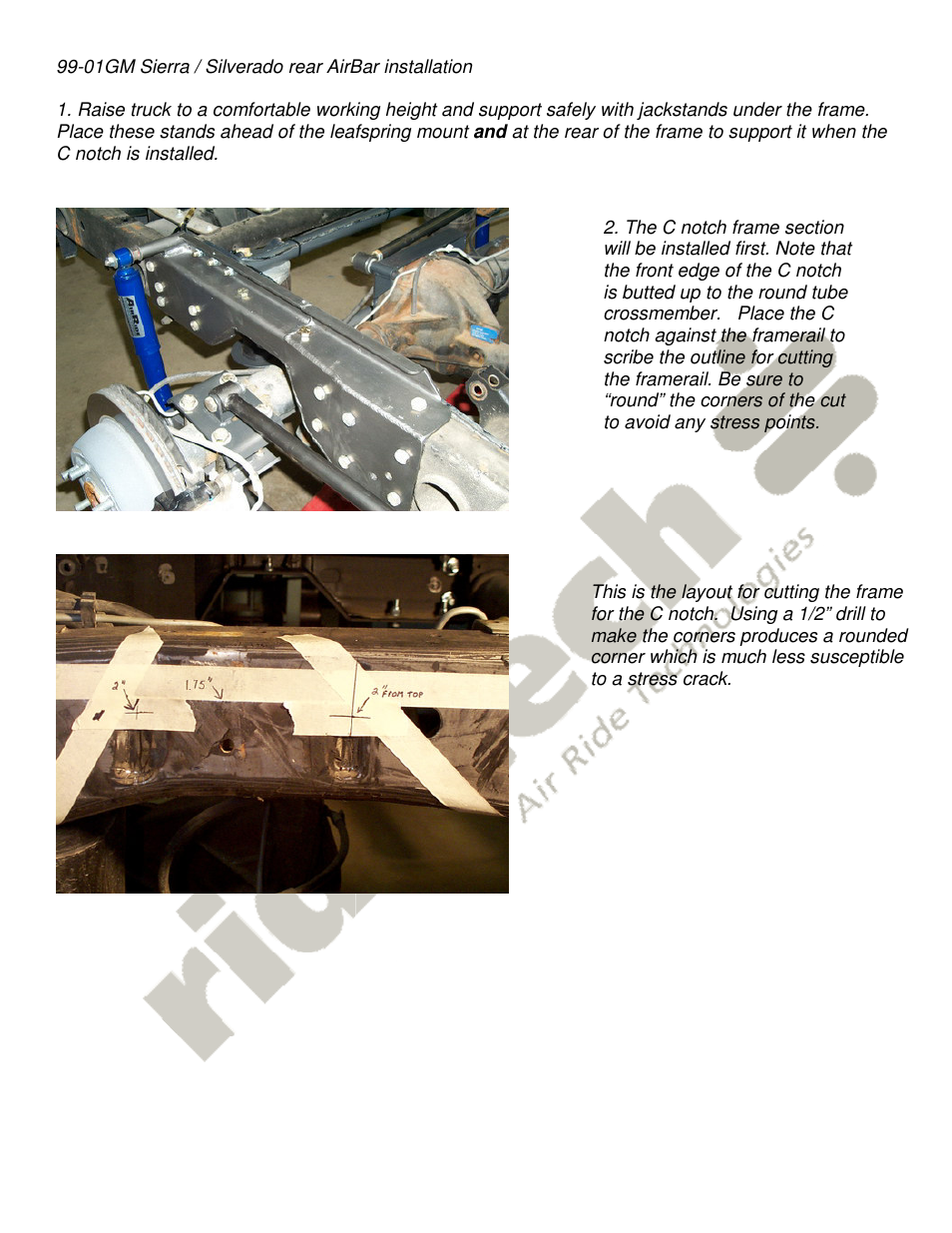 Ridetech 11386799 User Manual | Page 3 / 8