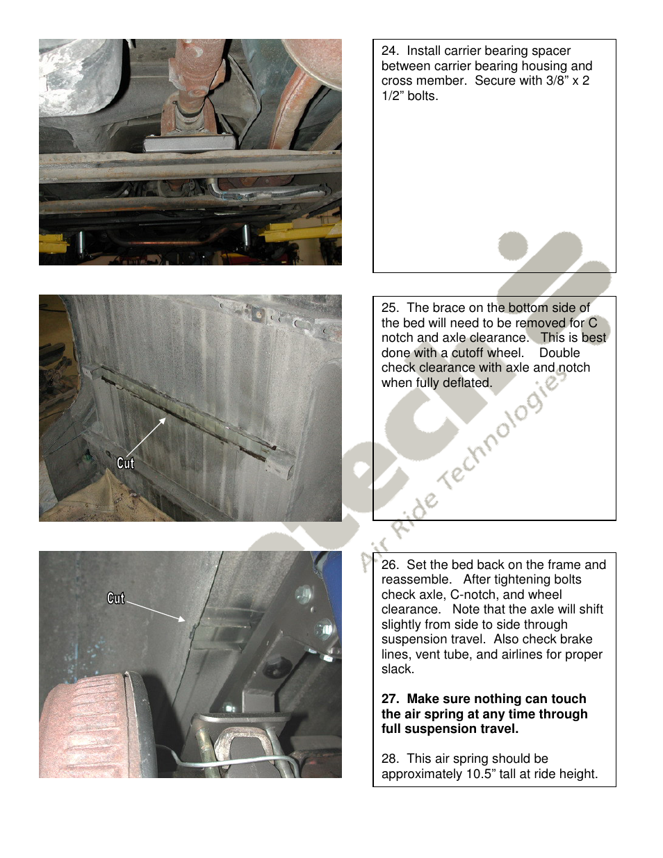 Ridetech 11376799 User Manual | Page 6 / 6
