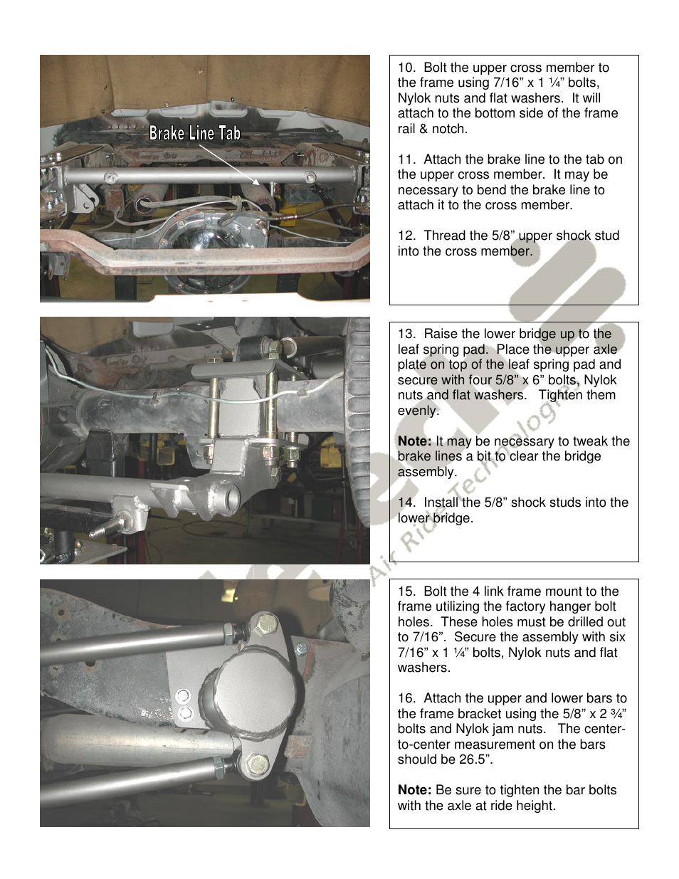 Ridetech 11366799 User Manual | Page 4 / 6