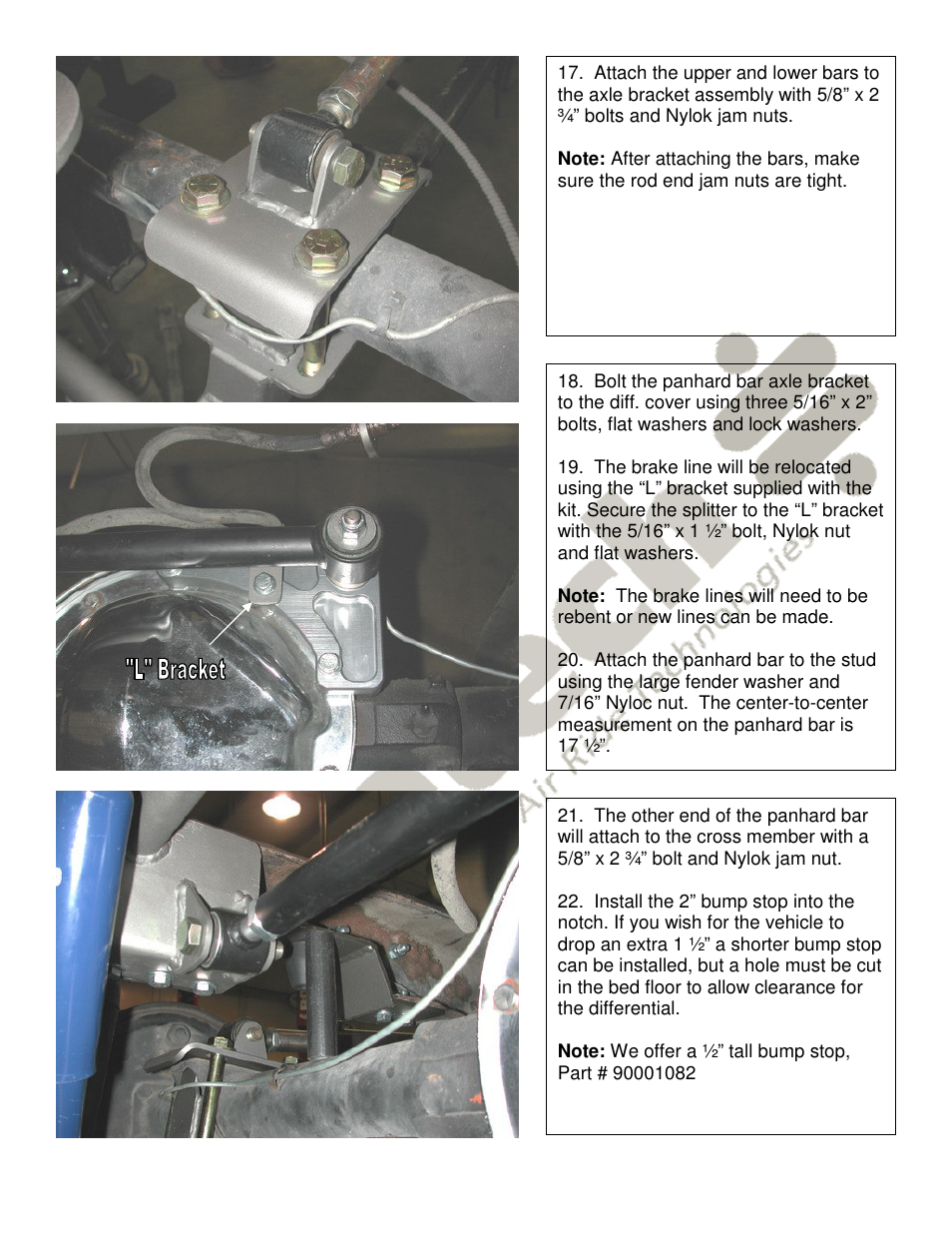 Ridetech 11366799 User Manual | Page 5 / 6