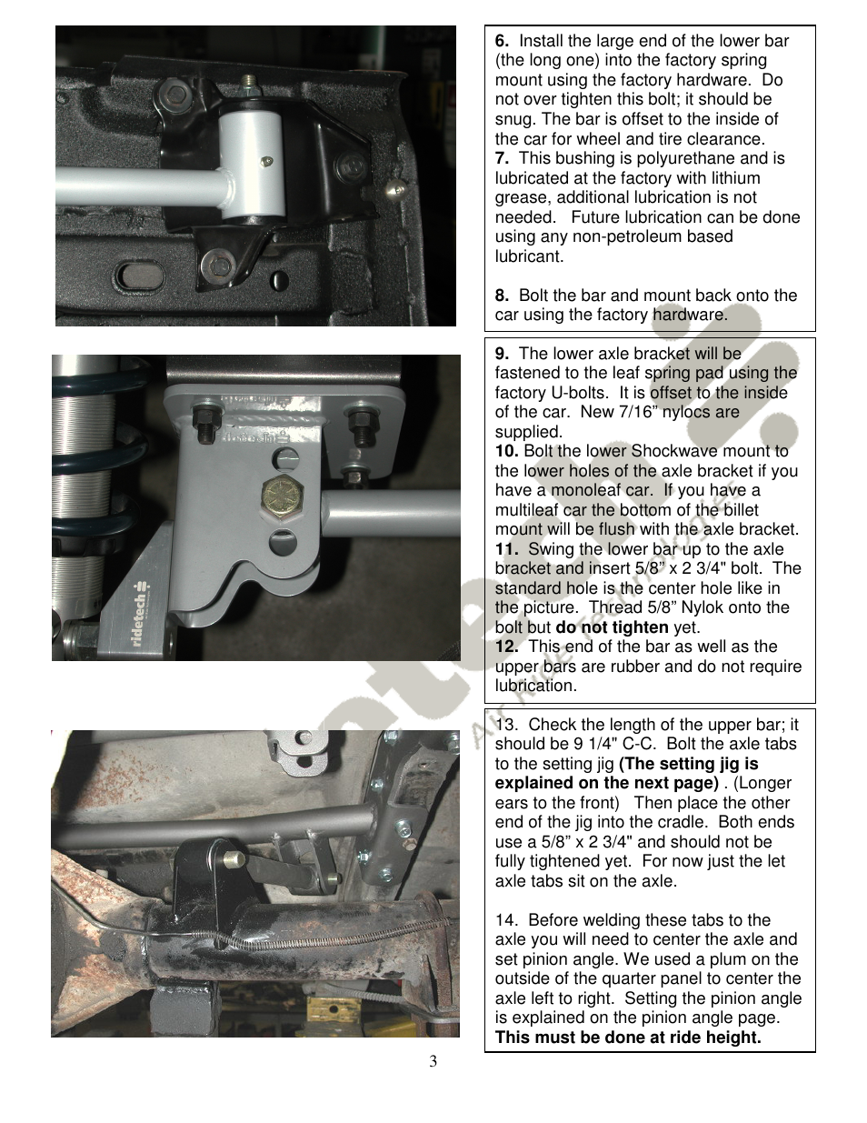 Ridetech 11267199 User Manual | Page 3 / 7