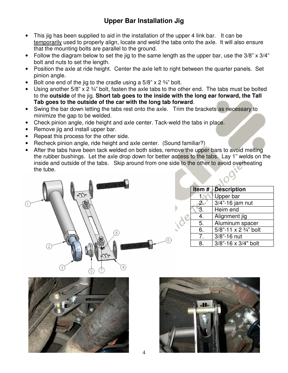 Ridetech 11267199 User Manual | Page 4 / 7
