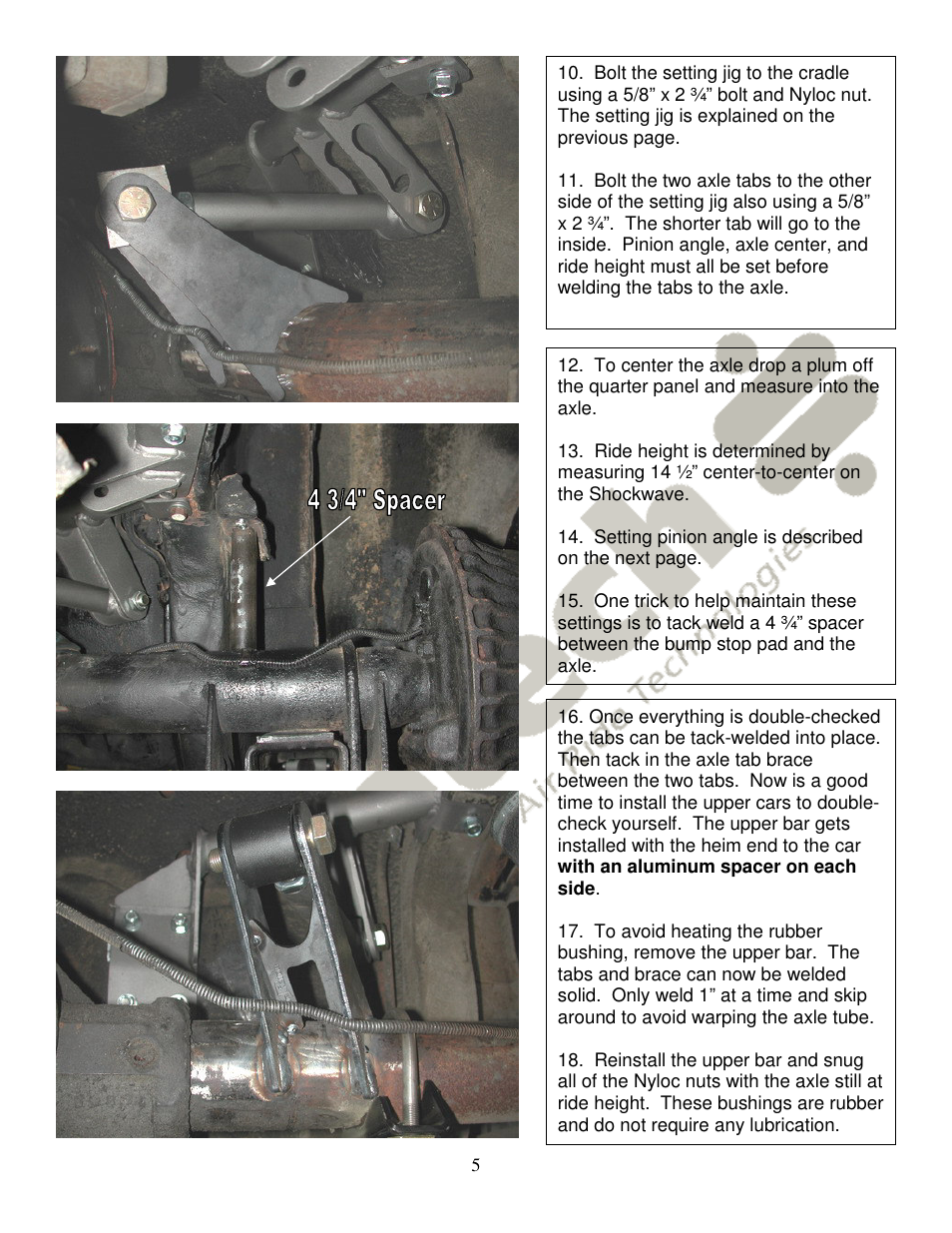 Ridetech 11177199 User Manual | Page 5 / 8
