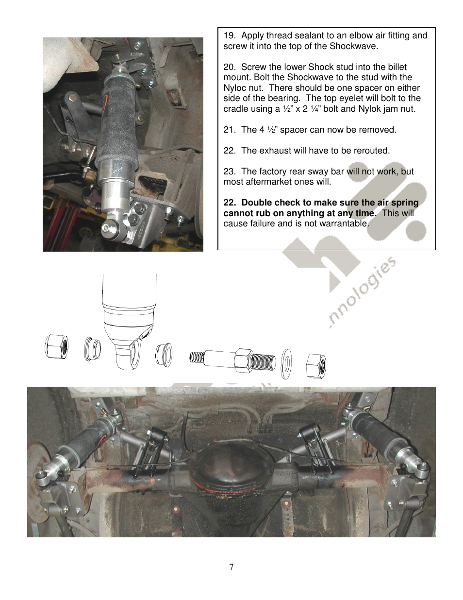 Ridetech 11177199 User Manual | Page 7 / 8