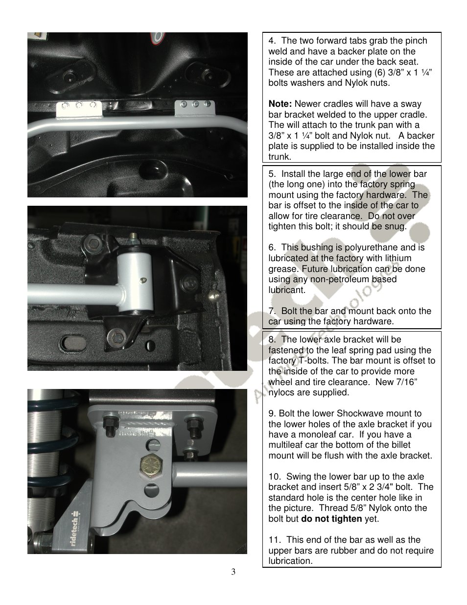 Ridetech 11167199 User Manual | Page 3 / 7