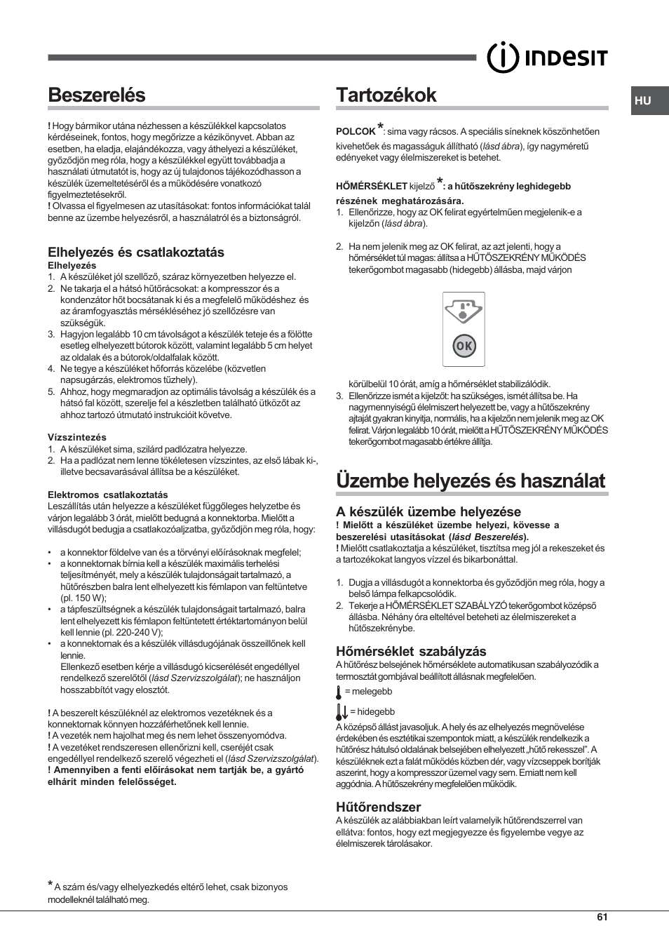 Indesit BIAA 1x xx xx User Manual | Page 61 / 72