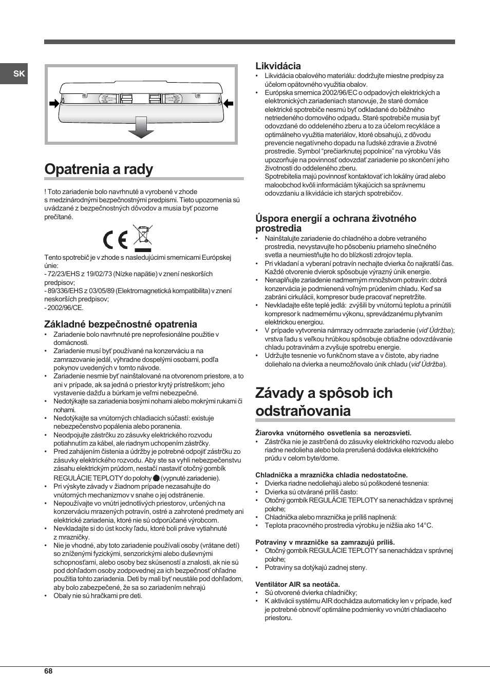 Indesit BIAA 1x xx xx User Manual | Page 68 / 72