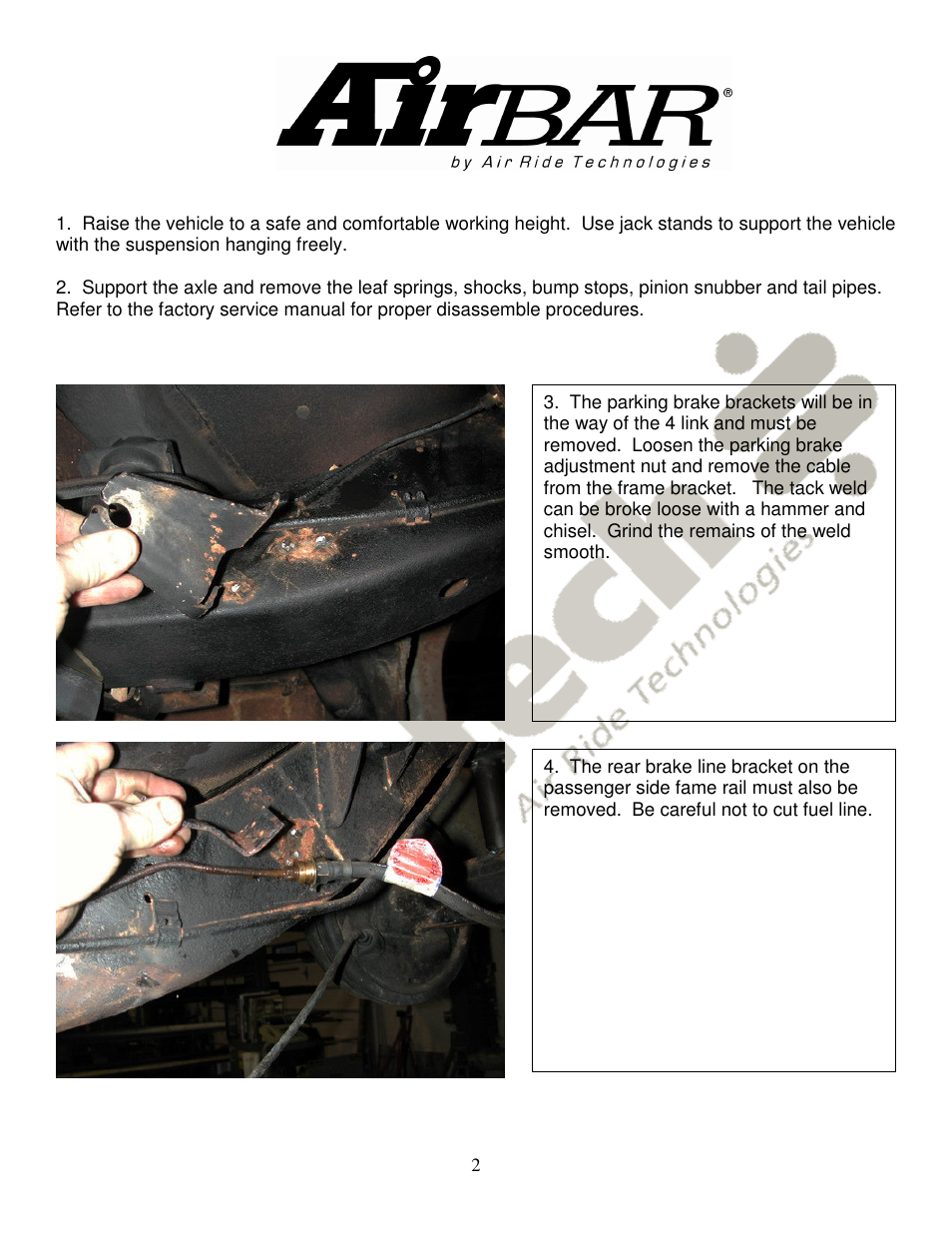 Ridetech 11037199 User Manual | Page 2 / 7