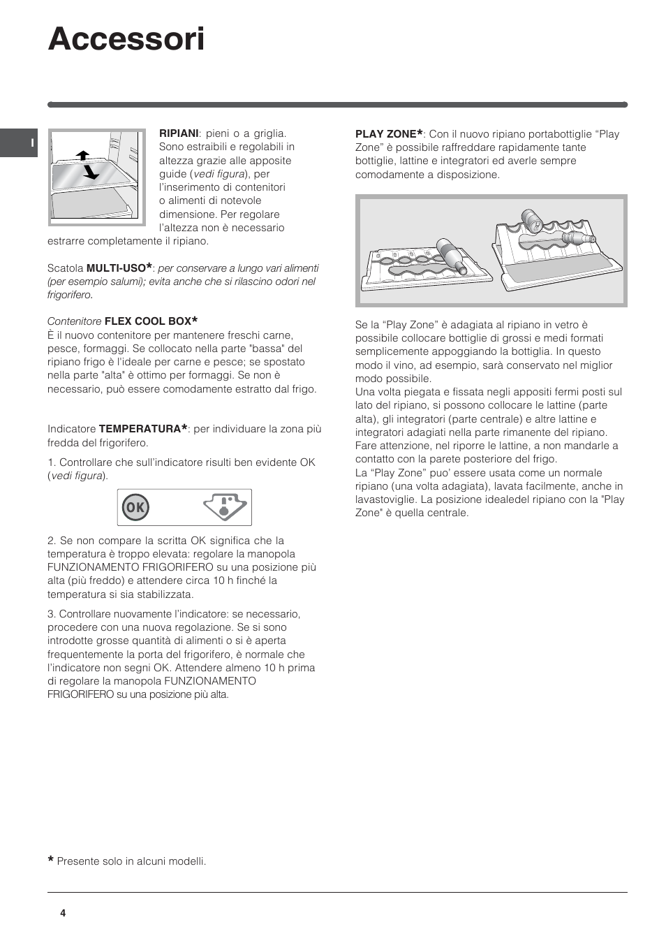 Accessori | Indesit BAAN 13 User Manual | Page 4 / 72