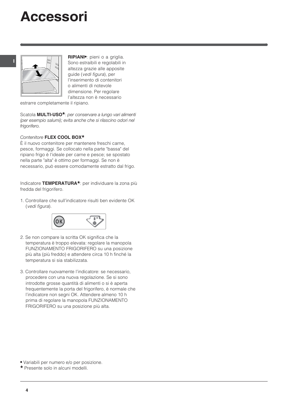 Accessori | Indesit BAAN 14 X User Manual | Page 4 / 80
