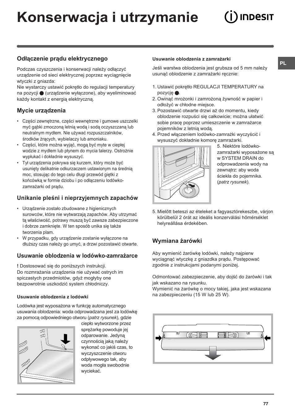 Indesit BAAN 14 X User Manual | Page 77 / 80