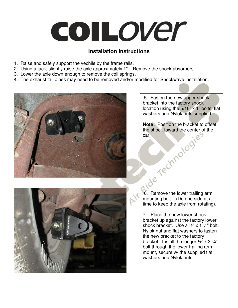 Ridetech 11326110 User Manual | Page 2 / 6