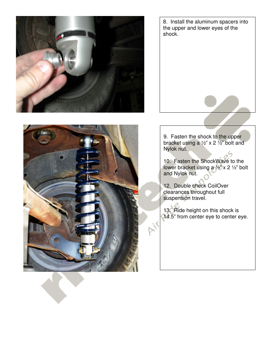 Ridetech 11326110 User Manual | Page 3 / 6