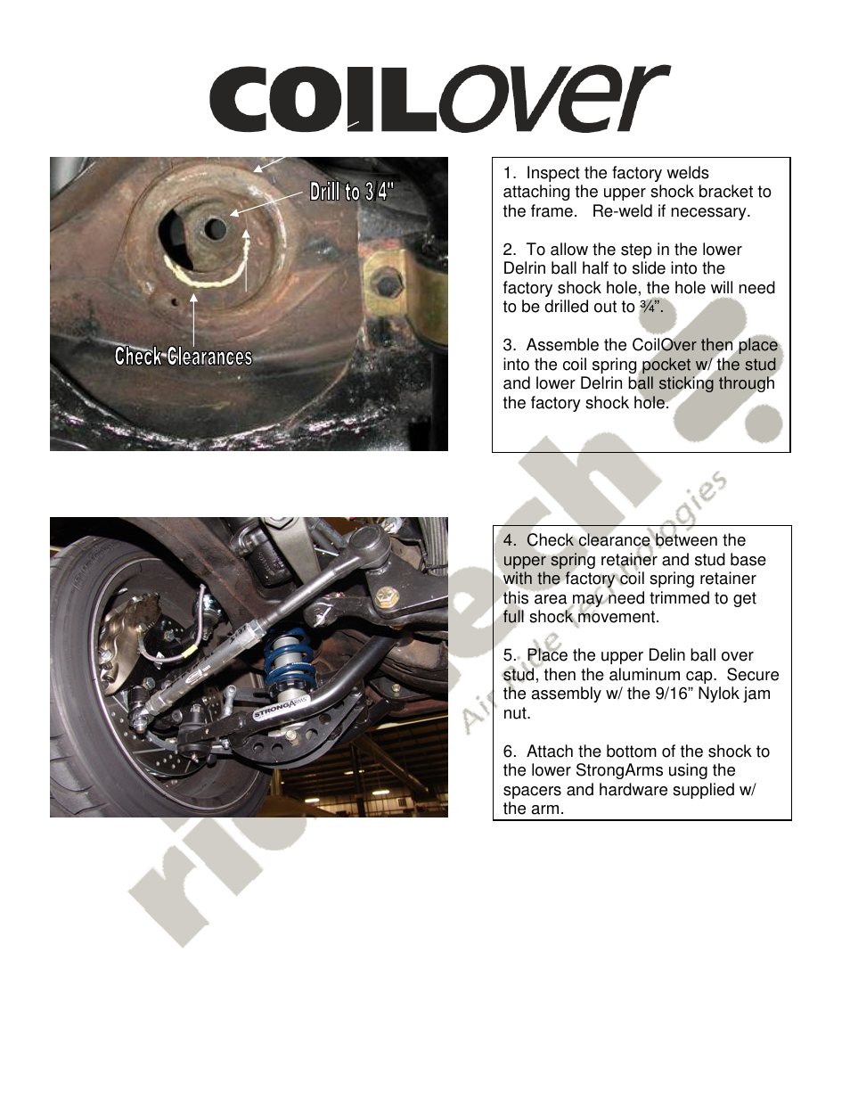 Ridetech 11163509 User Manual | Page 3 / 4