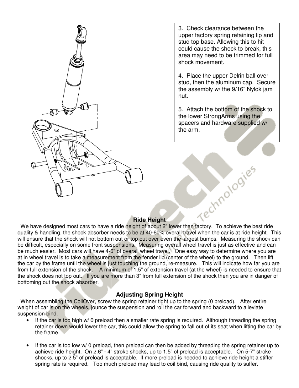 Ridetech 11163509 User Manual | Page 4 / 4