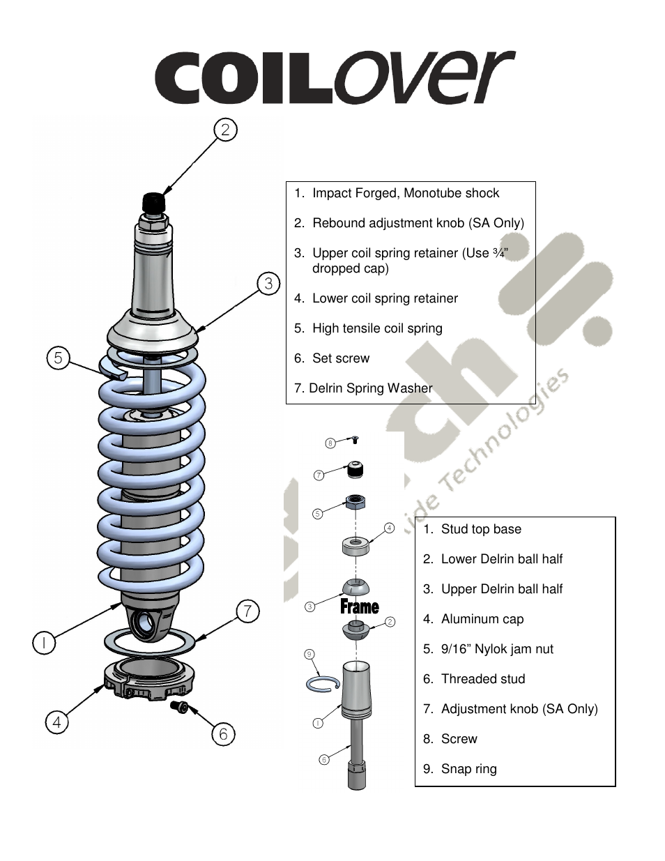 Ridetech 11013510 User Manual | Page 2 / 4