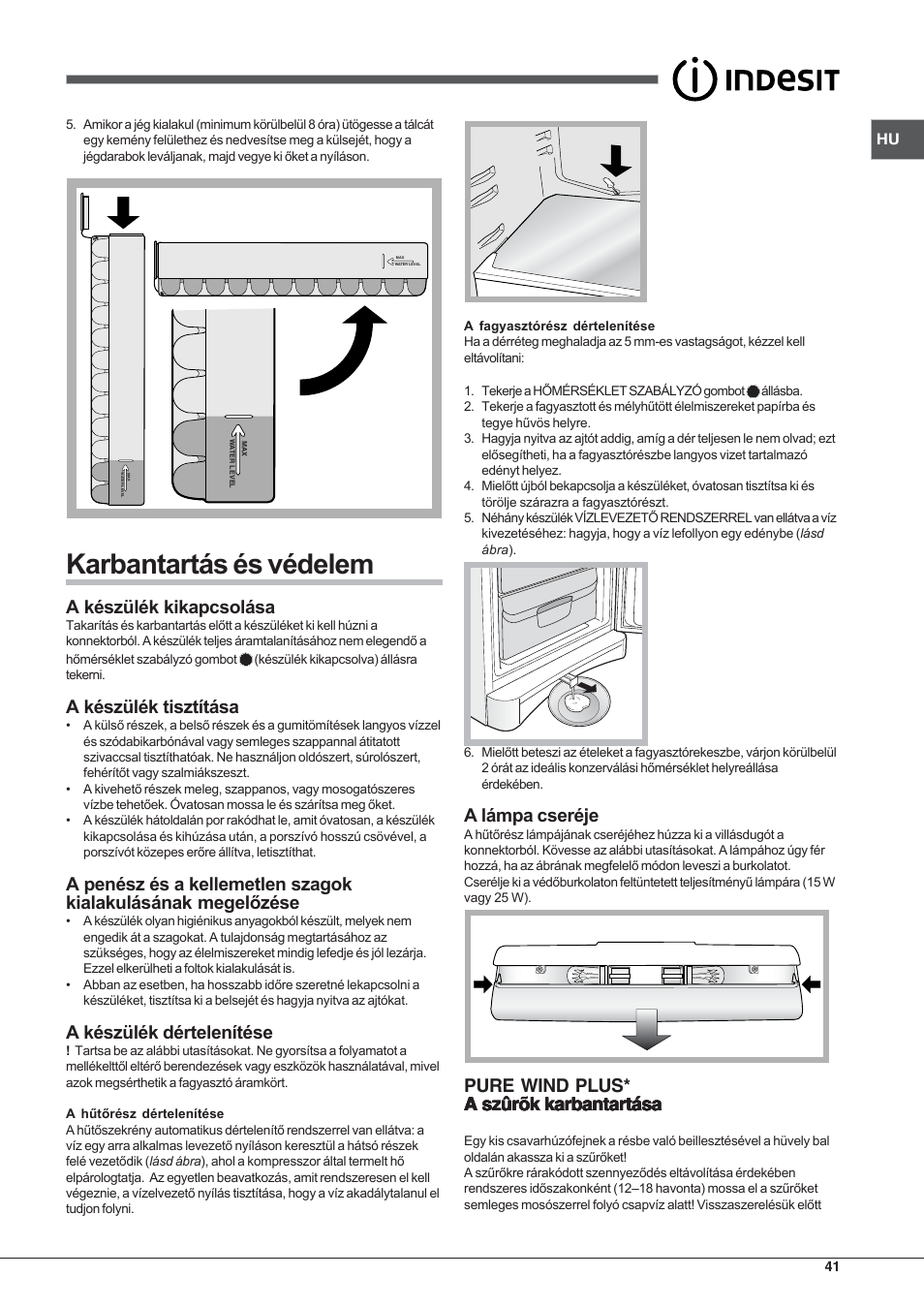 Indesit BAAN 13 X User Manual | Page 41 / 44